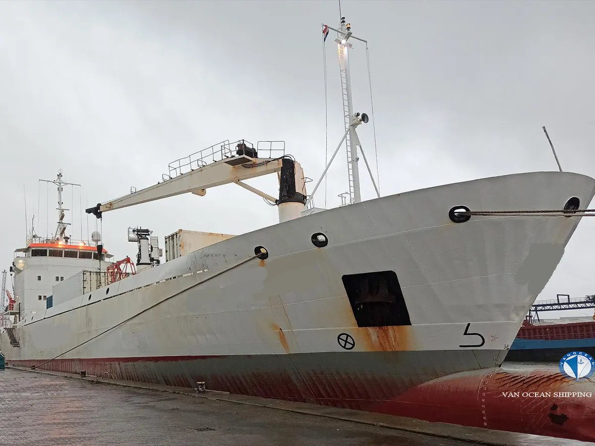 Navio frigorífico à venda