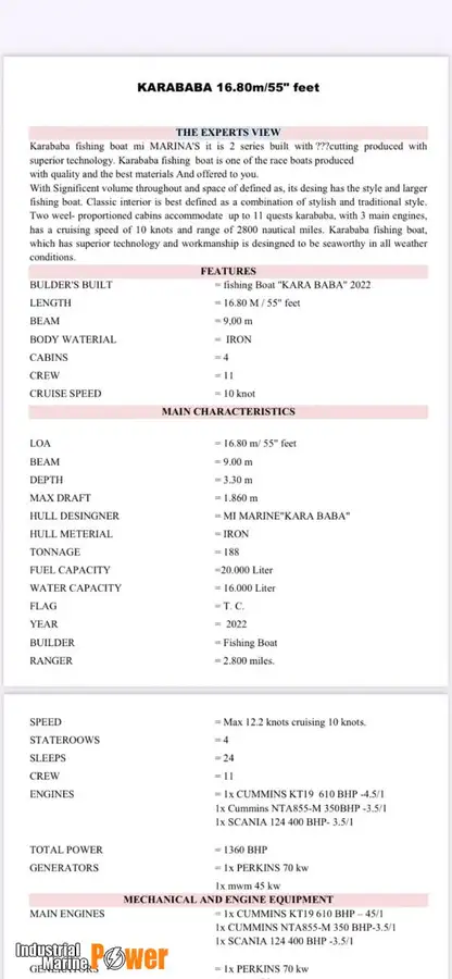 Traineira de pesca à venda